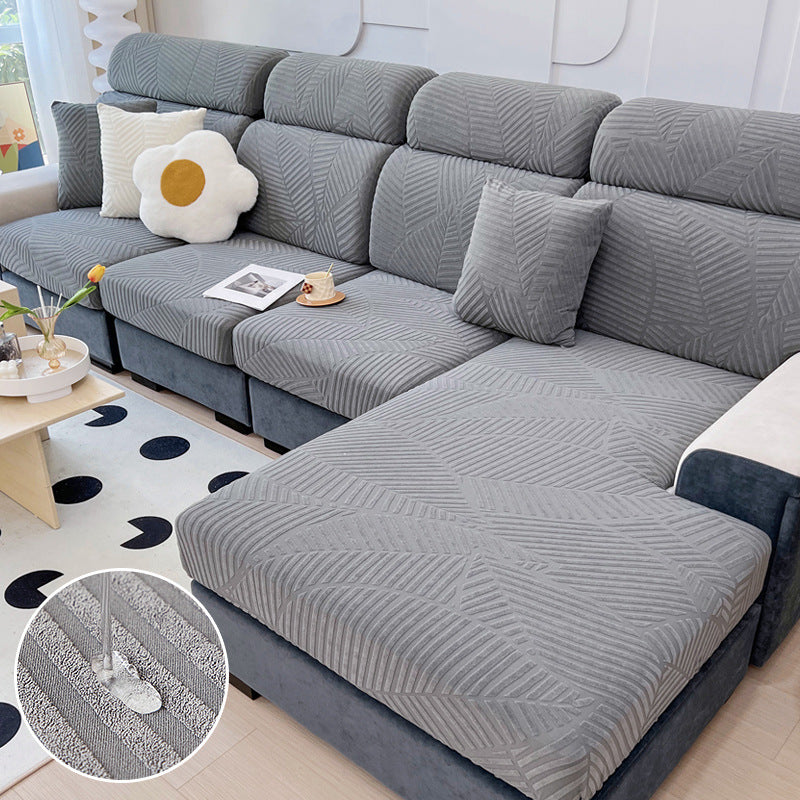 Sofa Cover 3D Jacquard Waterproof Stretch Slipcover inbine