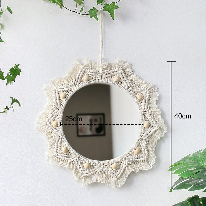 woven wall mirror inbine
