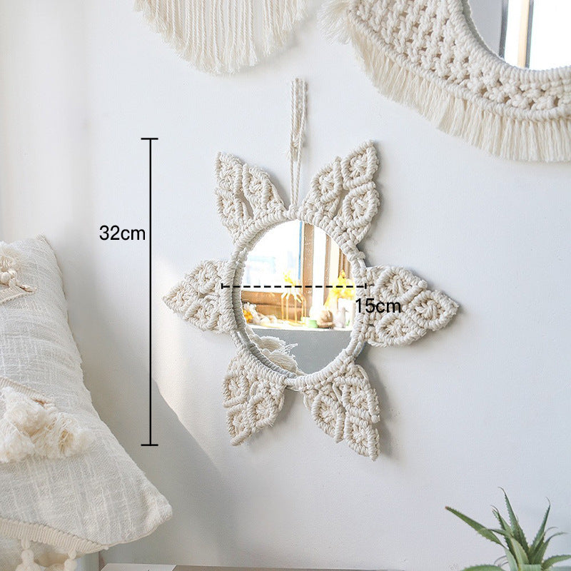 woven wall mirror inbine