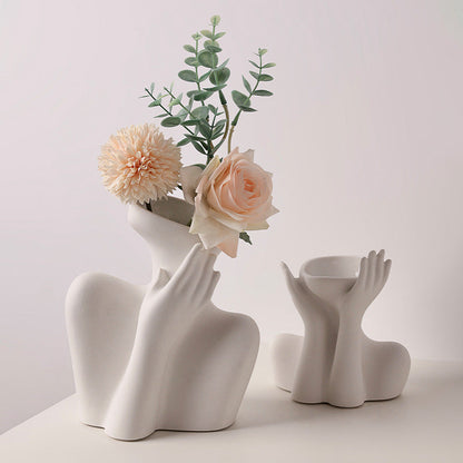 Luxury Minimalist Ceramic Vase inbine