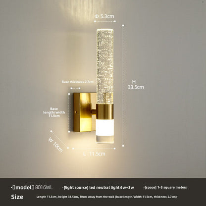 Wireless wall lamp inbine