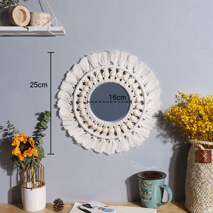 woven wall mirror inbine