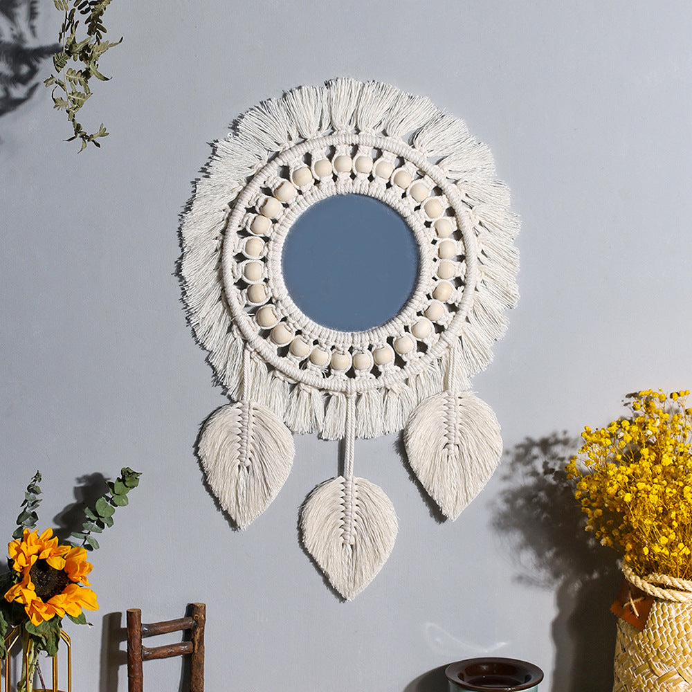 woven wall mirror inbine