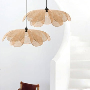 Rattan Chandelier for Natural Lighting Style inbine