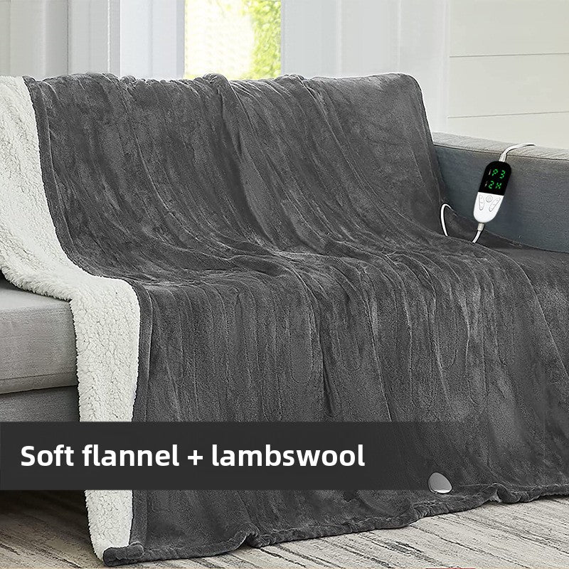 Luxury Electric Heated Throw Blanket - Soft Velvet with Timer inbine