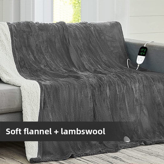 Luxury Electric Heated Throw Blanket - Soft Velvet with Timer inbine