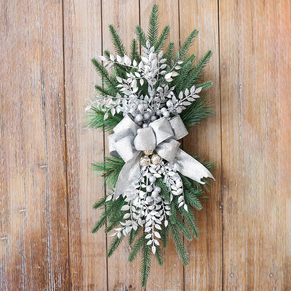 Nordic Christmas Bow Door Hanging Decoration
