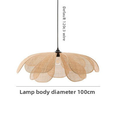 Rattan chandelier