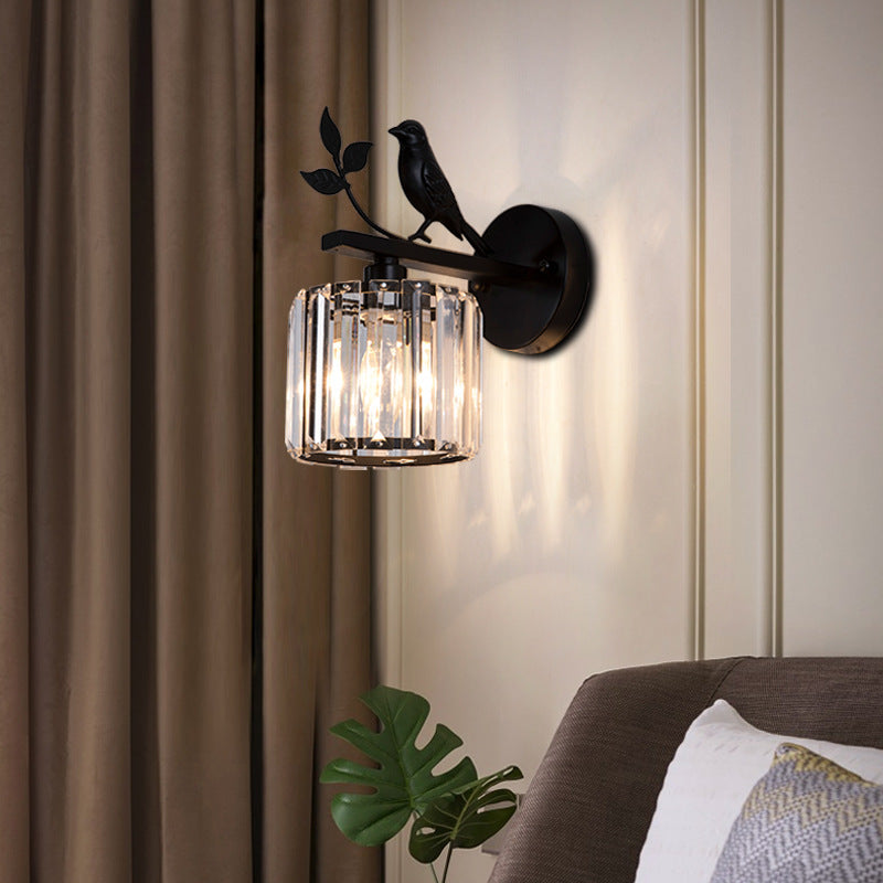 American-style crystal wall lamp inbine