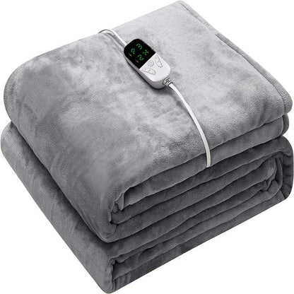 Luxury Electric Heated Throw Blanket - Soft Velvet with Timer inbine