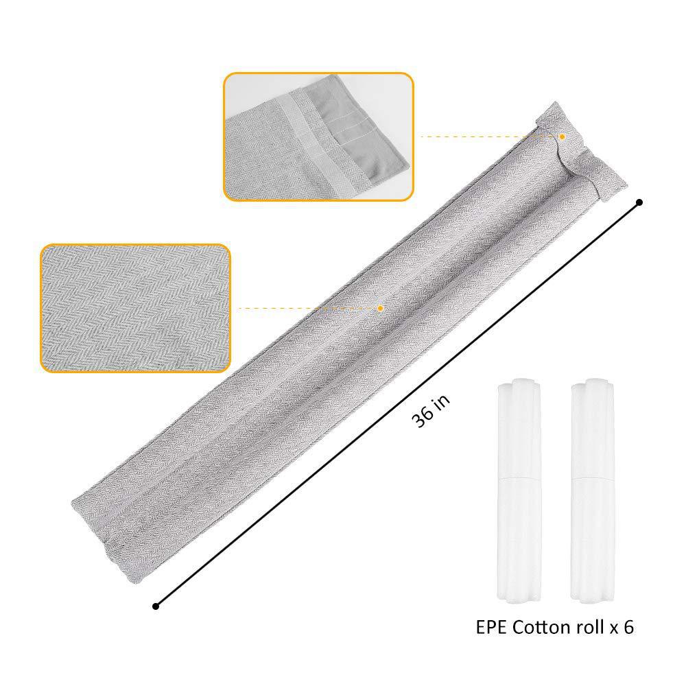 Fabric Door Draft Stopper Bottom Seal inbine