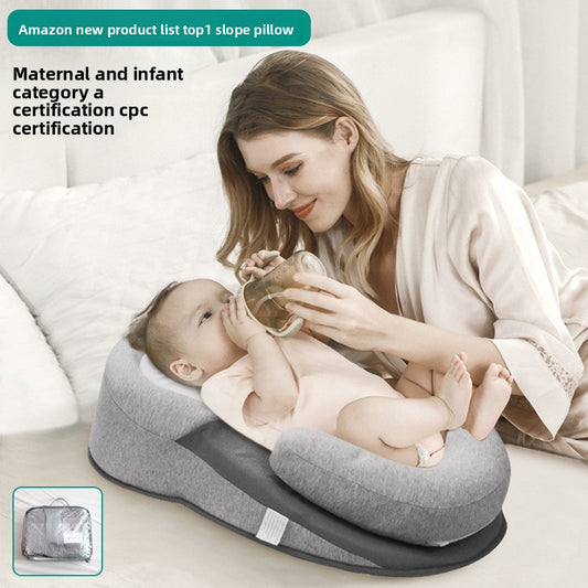 aby Anti-Spit Milk Feeding Pillow with U-Shape Design