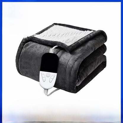 Luxury Electric Heated Throw Blanket - Soft Velvet with Timer inbine