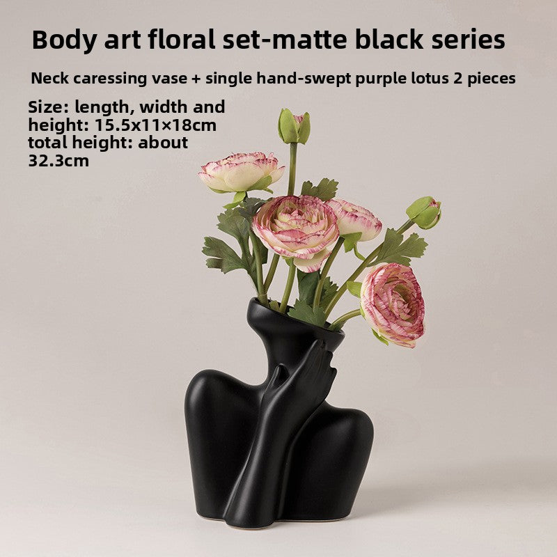 Luxury Minimalist Ceramic Vase inbine