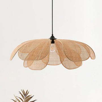 Rattan chandelier