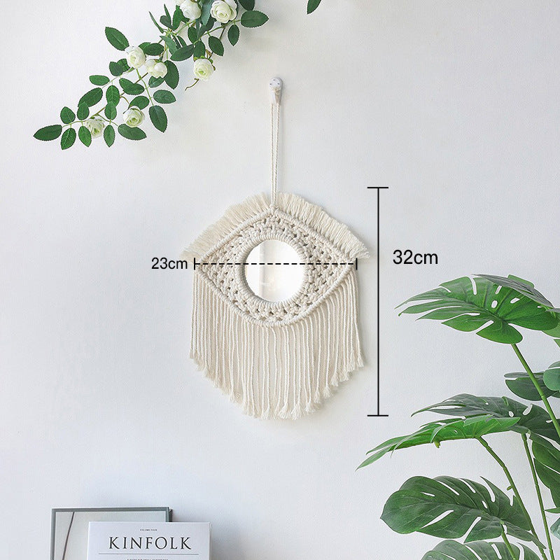 woven wall mirror inbine