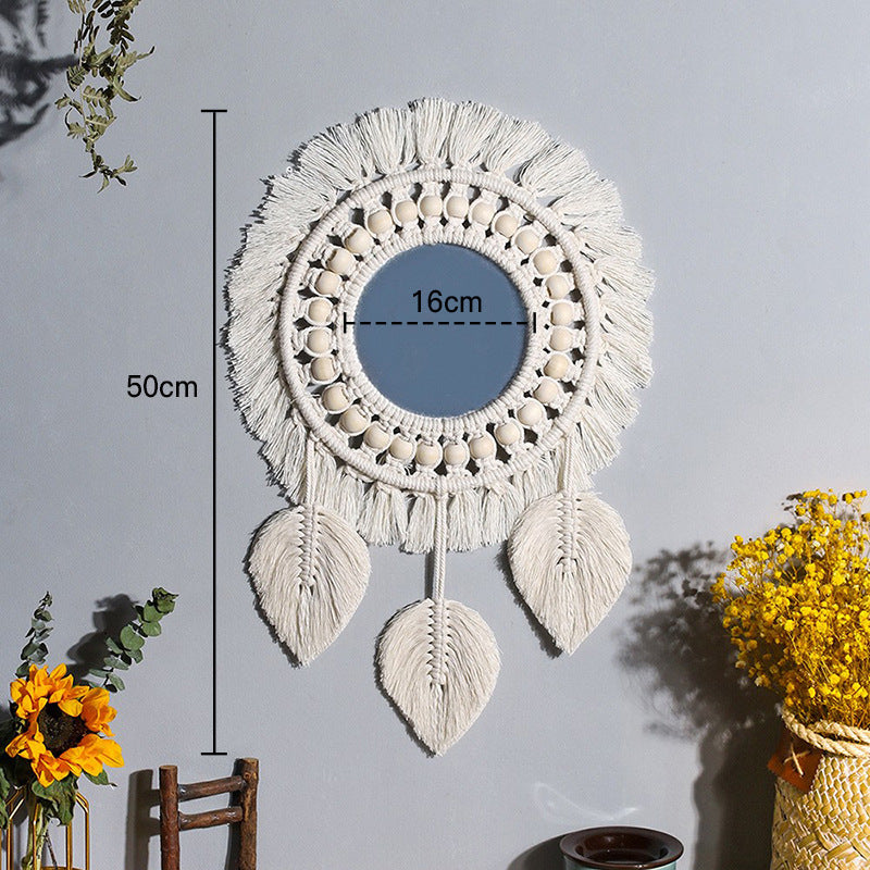 woven wall mirror inbine