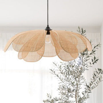 Rattan chandelier