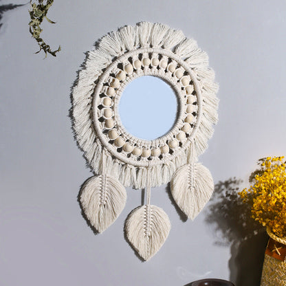 woven wall mirror inbine