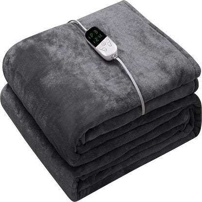 Luxury Electric Heated Throw Blanket - Soft Velvet with Timer inbine