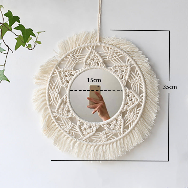 woven wall mirror inbine