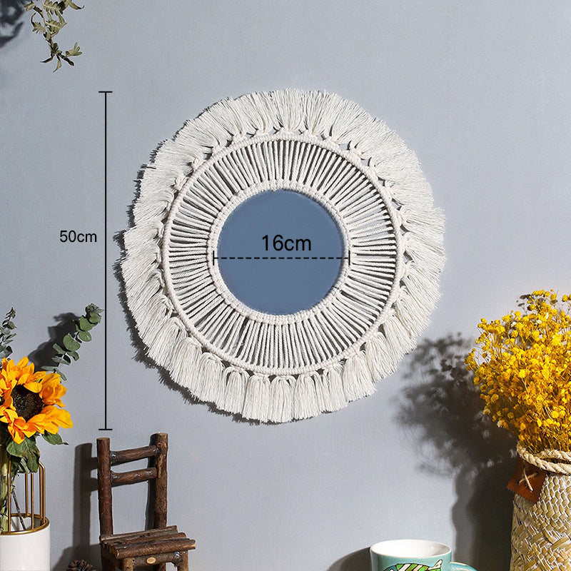 woven wall mirror inbine