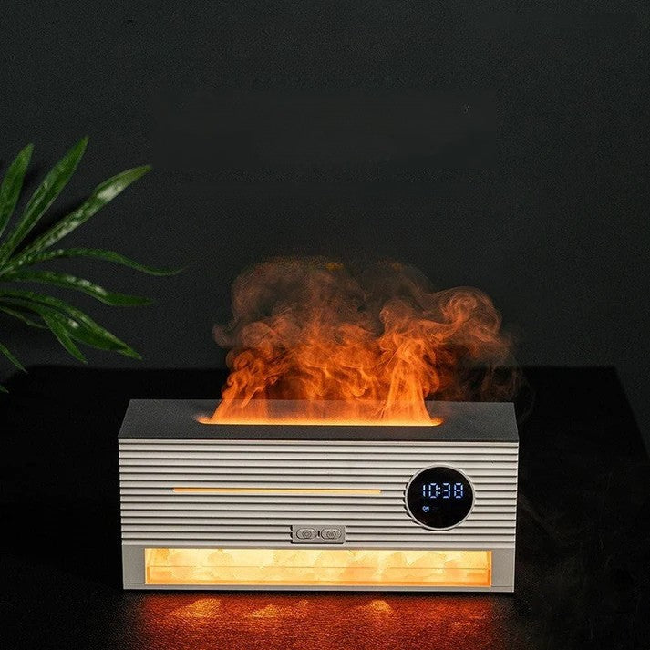 Cinematic Flame Aroma Diffuser Safe Fire inbine