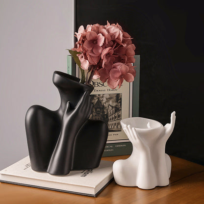 Luxury Minimalist Ceramic Vase inbine